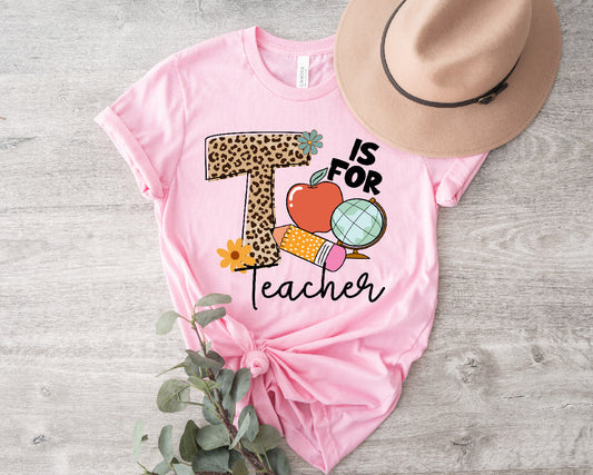 T is for Teacher- Leopard