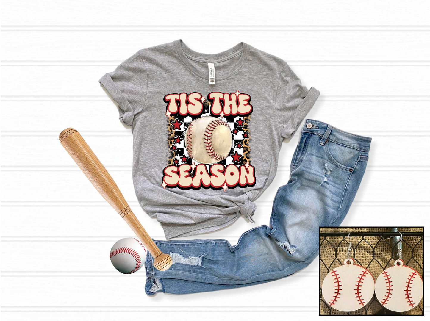 Tis The Season- Baseball Leopard