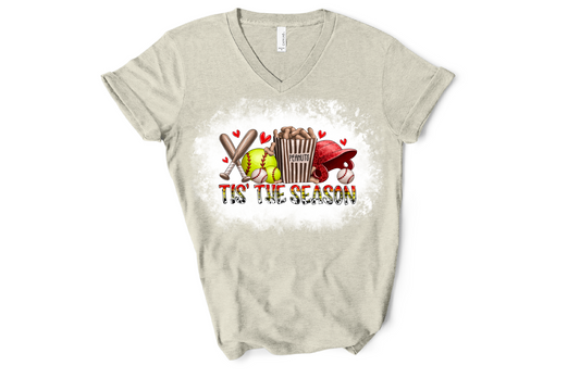 Tis The Season- Baseball & Softball Bleached