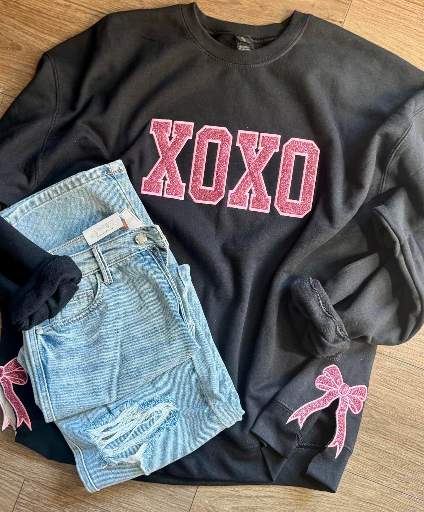 XOXO and Bows Sweatshirt